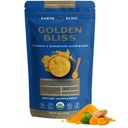 Echo Golden Bliss, Green Turmeric Superfood Elixir Blend cu Ashwagandha Root, MCT Oil și 4 Mushroom Blend pentru somn odihnitor, Suport imun și reduce Craving, Dairy-Free, 30 Serviri