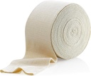 Suport elastic Tubular Bandaj E dimensiunea, 10M cutie - Culoare naturală (3.5" X 33 picioare) pentru Bandaj mare suport genunchi -Medium Thigh, bumbac Spandex