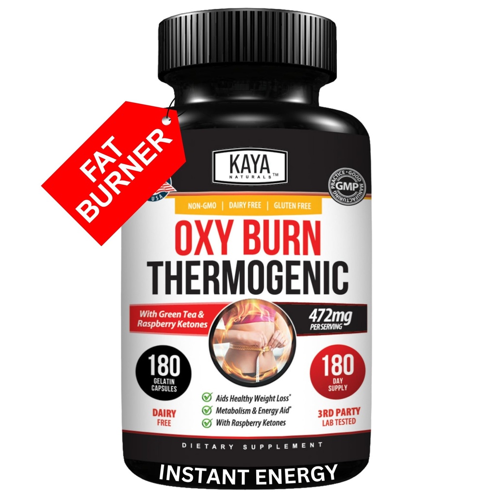 Kaya Naturals Oxy Burn - Herbal Formula termogenic pentru viu activ 