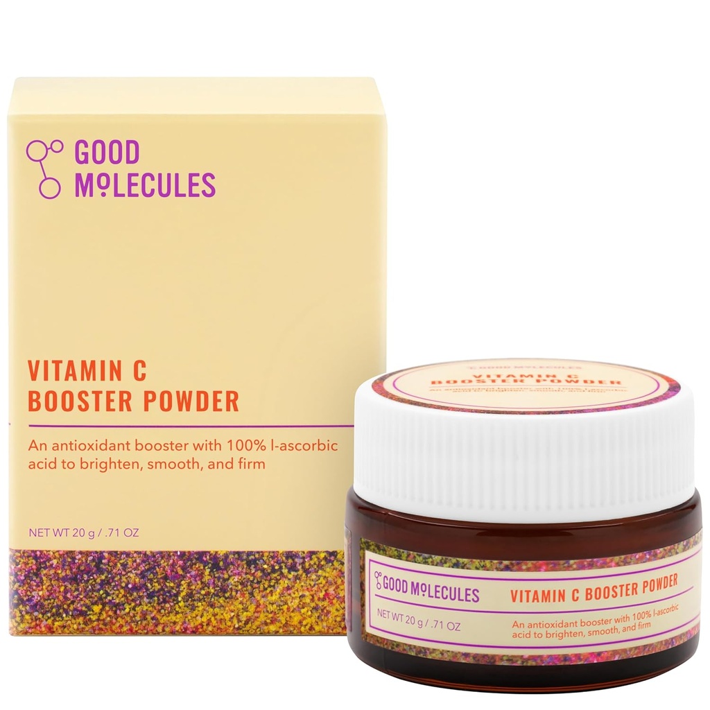 Molecule bune vitamina C Booster pulbere - 100% L-acid ascorbic pentru producția de colagen - Vitamina C praf de ser Booster pentru anti imbatranire, îngrijirea pielii