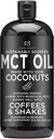 Radha Beauty Premium MCT Ulei produs numai din nuci de cocos non-GMO - 15.8oz. Keto, Paleo, Gluten gratuit și Vegan aprobat.