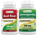 Roșcove pulbere 500 Mg & Ashwagandha extract 500 Mg