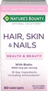 Natura's Bounty Hair, Skin and Nails Caplets 60 ea (Pachet de 5)