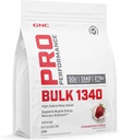 GNC Pro Performance Bulk 1340 Mass Gainer Proteine Pulbere, 50g, Gluten Free, Whey, Creatine, BCAA, 3rd Party Testat, Recuperare si crestere musculara, Micronutrients, Căpșuni și Cream, 9 Servings