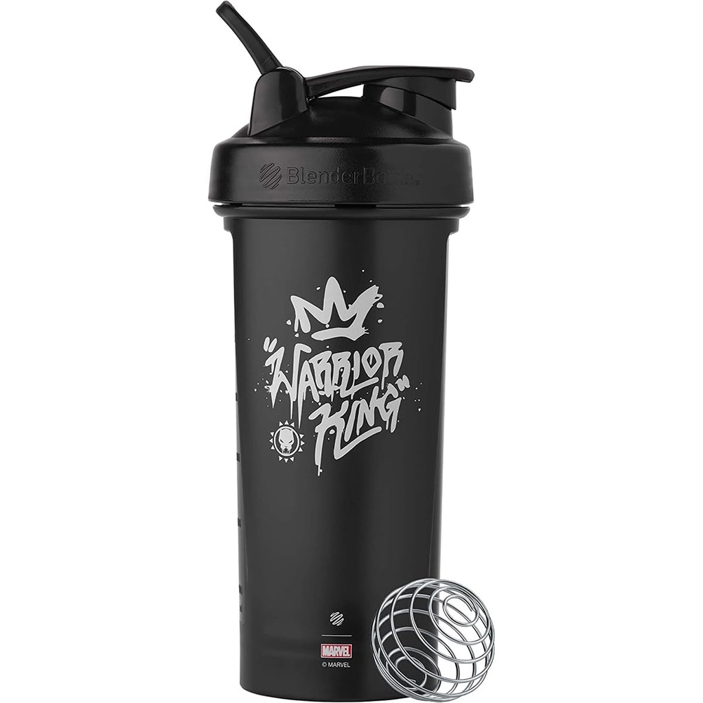 BlenderBottle Marvel Classic V2 Shaker Sticla Perfect pentru Shake-uri de proteine și antrenament pre, 28-Ounce, Warrior King