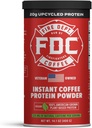 Pompier Departamentul de cafea - Dă înapoi la pompieri - Cafea instant praf de proteine - Pudră de proteine pe bază de plante - 100% American-Grown, Made with Upcycled Barley Proteine - Veteran proprii - 14,1 oz Can
