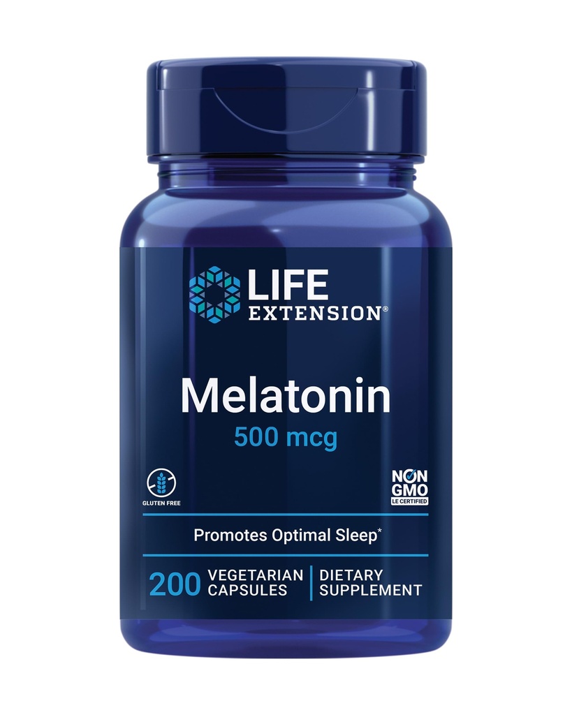 Extensie de viaţă Melatonina, 500 mcg 