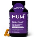 HUM rândul său înapoi timp Turmeric Supliment pentru tineri în căutarea suport de piele cu extract de ceai verde, lutein & polifenoli, îngrijirea pielii și capsule de sprijin pentru îmbrățișare și colagen pentru chiar Tone, 60 capsule Vegan