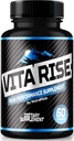 Vita Rise pastile pentru bărbați, oficial Vita Rise Peak Performance Supliment, Toate capsulele naturale masculine pentru asistență generală de sănătate și wellness, Vita Rise Pro Tablets, VitaRise (60 capsule)