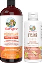 MaryRuth Organics Lysine Liposomal (Snickerdoodle) & Multivitamine lichid + păr de creștere 