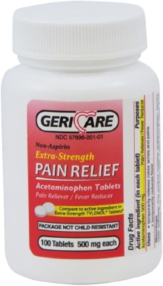 Mckesson 60-201-01 Pain Relief Tablet 500 mg Concentraţie - 12 Flacoane