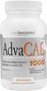 Lane Innovative - AdvaCAL 1000, AdvaCAL Suplimentul avansat de calciu, ușor de înghițit capsule extra mici, susține creșterea densității osoase (50 de serviri)