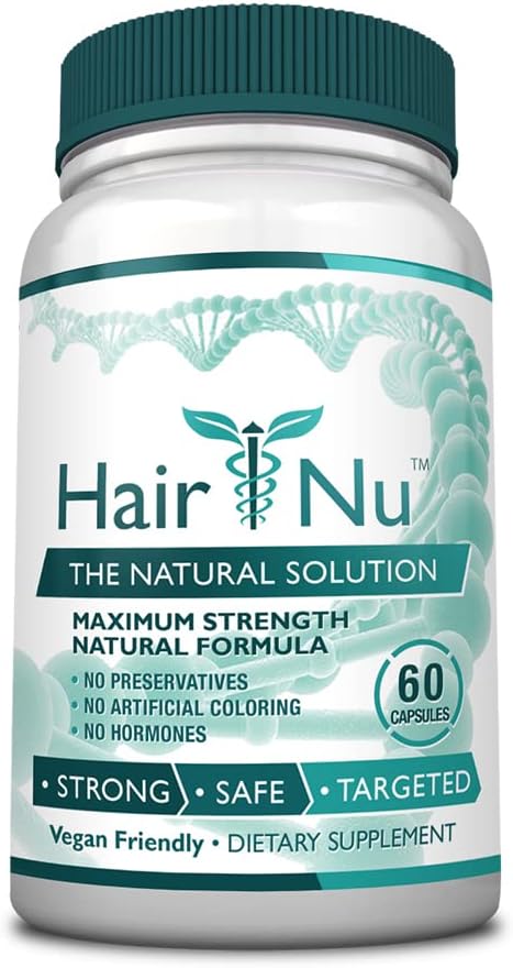 Solutie naturala de crestere a parului / Supliment alimentar, 1 Sticla de 60 Capsule