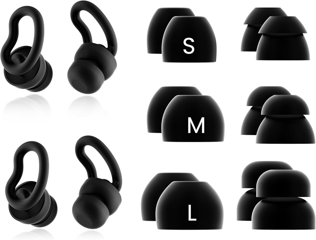 Dopuri pentru urechi din silicon moale reutilizabile