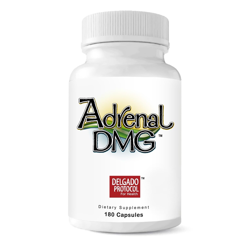 DMG suprarenal - 180 capsule - Suport energie zi cu zi, somn mai bun, sistem imunitar, Reduce nivelele de stres, și oboseală - Toate Suplimentul natural