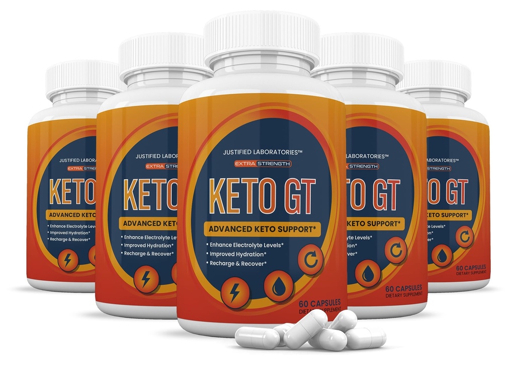 (5 ambalaj) Keto GT Keto pastile 1275MG Formula nouă și îmbunătățită conține cidru de mere Oțet extra virgin ulei de măsline pulbere verde frunze de ceai 300 capsule