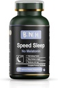 Somn de viteză BNH - Melatonina Free Formula - Remediu chinezesc vechi - 15 Herbs - Cădere și ședere Asomn mai repede - Treziți-vă Reîmprospătat & Energizat - Nu Groggy Senzație - Relaxați-vă - Calmează mintea - Drog gratuit - 180 Conte