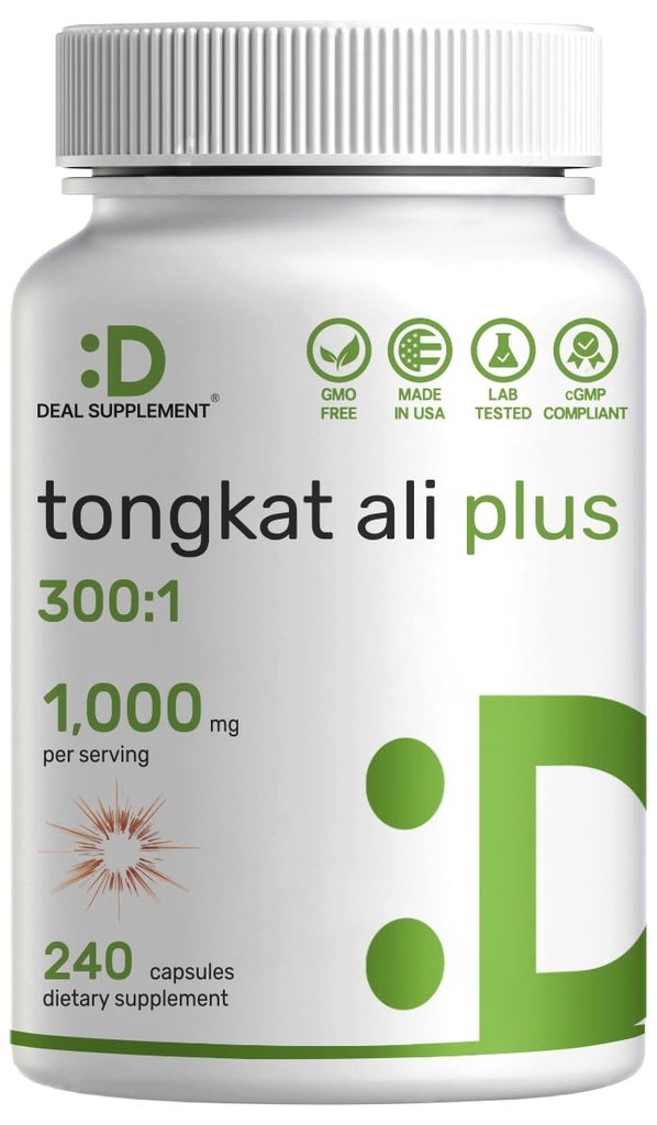 Tongkat Ali Extract 300:1 cu Horny Goat buruieni 1.100mg 