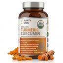 Puritate Labs Organic Turmeric Curcumina Supliment cu Piperina 2,250 MG/Serving 