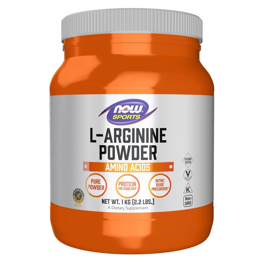 Now Foods Sports Nutrition, L-Arginine Powder, Nitricoxide Precursor, Amino Acids, 2.2-Pound
