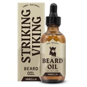Ulei viking de barbă de vanilie pentru bărbați - Balsam natural derivat cu uleiuri Argan & Jojoba pentru înmuiare, hidratare și creștere (2 Oz)