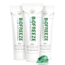Biofreeze Professional Pain Relief Gel, 4 oz Tube (3-Pack) - Rapid, răcire Relief pentru artrită, dureri musculare, articulație, spate, gât, genunchi durere & mai mult