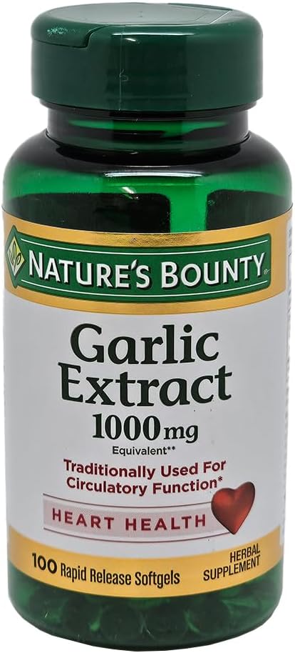 Nature's Bounty Usturoi 1000 mg Softgels 100 ea