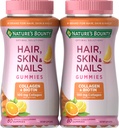 Natura's Bounty Biotin and Colagen, Citrus-Flavored Gummies, 80 Ct (2 Pack)