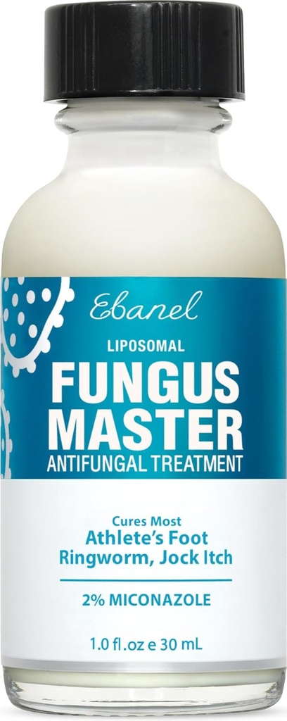 Atleţi Ebanel Tratament Picior Extra Putere, Cream antifungic pentru Fungus de Picior, cu Miconazol, Acid undexelic şi ulei de copac de ceai, Rapid Mâncărime, Tratează infecţii fungice care duc la unghii Fungus