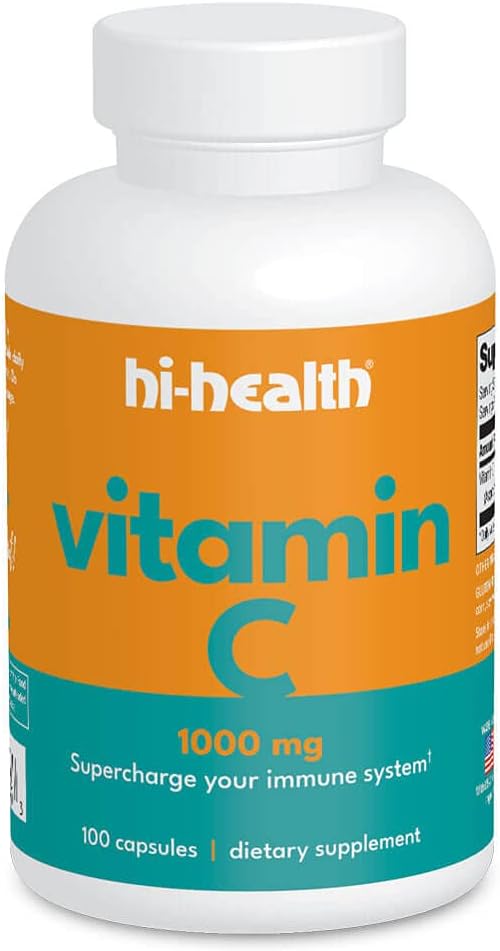 Hi-Health Vitamin C 1000mg with Rose HIPS (100 Capsules)