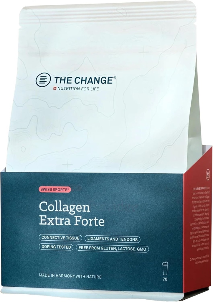 Colagen Extra Forte - Colagen praf hidrolizat pentru femei si barbati - Proteina organica pentru a sprijini musculare sanatoase, Joint & Bone Putere, non-GMO, Lactoză si gluten gratuit 350g