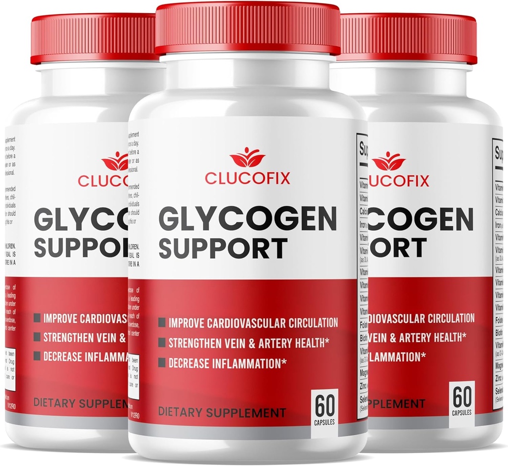 (3 ambalaj) ClucoFix Glycogen capsule suport - ClucoFix Glicogen Health & Wellness Multivitamine Support Suplimente pastile - ClucoFix Glicogen - ClucoFix Glyco Advanced Formula Support Recenzii