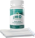 pH-D Suportul pentru sănătatea feminină - Boric Acid Starter Bundle - pH-D Acid boric Sacrificii vaginale 24 Număr și 5 Aplicatoare Suplicatoare Vaginale