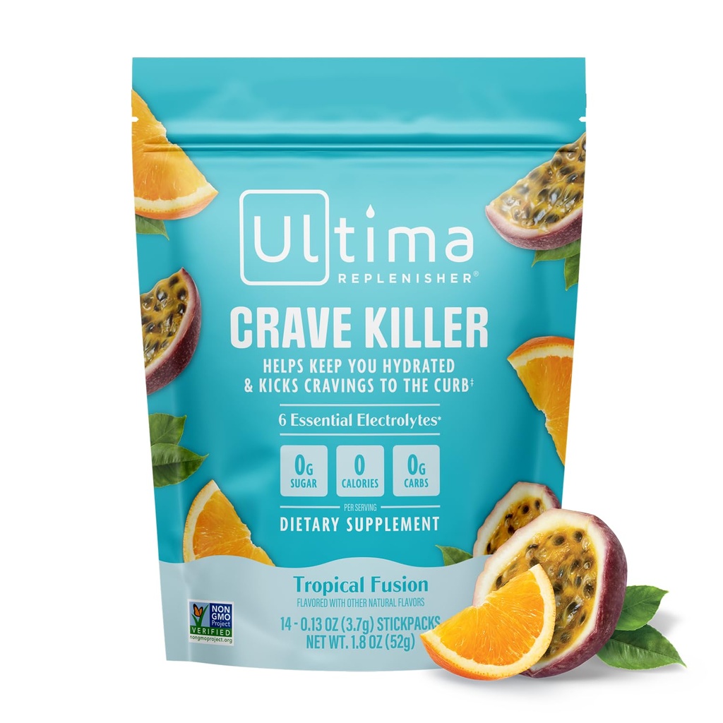 Ultima Replenisher Crave Killer Supliment și Electroliti Powder  Că lovi cu piciorul Cravings la Curb