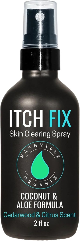 Dr. A's Itch Fix Skin Clearing Spray | Athlete's Foot & Jock Itch Solution | Itching Relief for Groin, Feet, Inner Thigh | Natural Ingredients and Essential Oils | Odor Eliminator 4oz