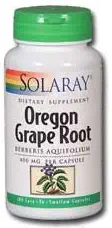 Solaray Oregon Root de struguri - 400 mg - 100 capsule
