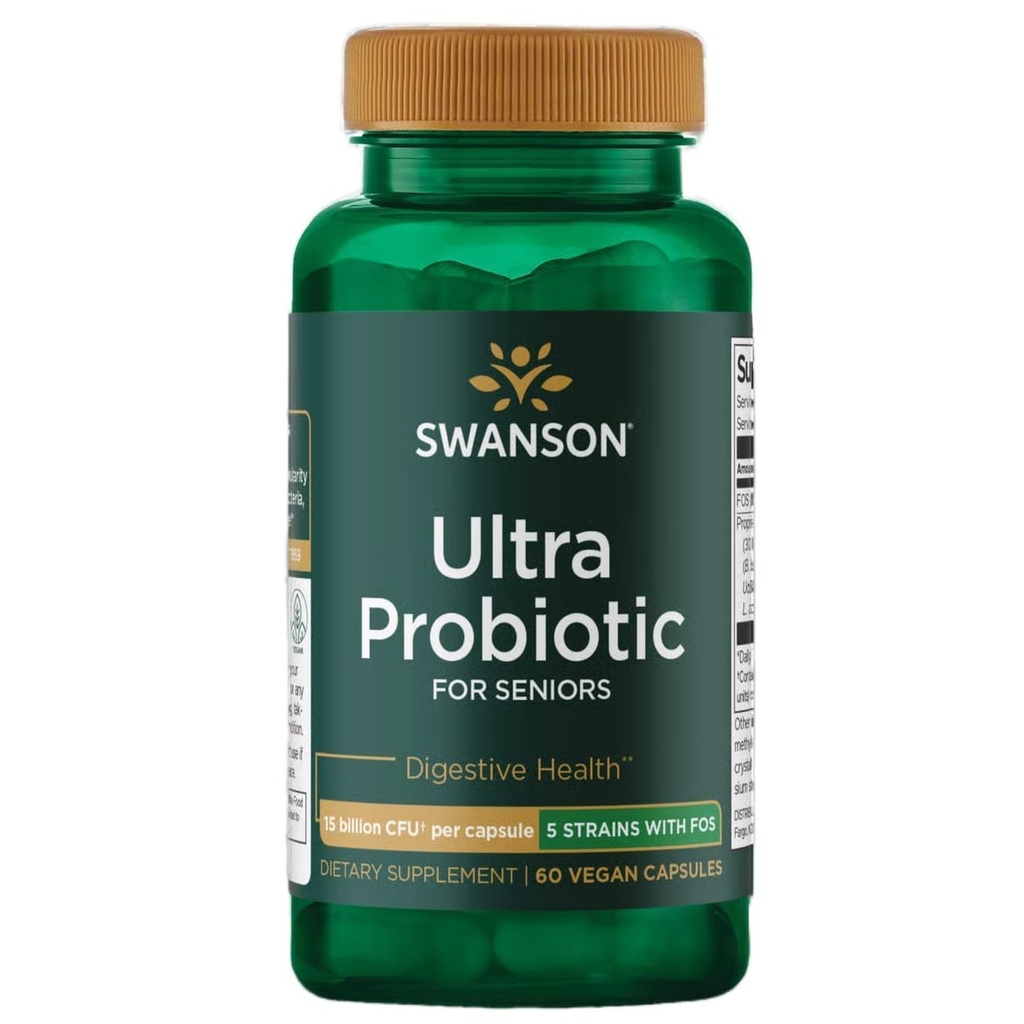 Swanson Ultra Probiotic pentru Seniori 30 miliarde Cfu 60 Veg Capsule