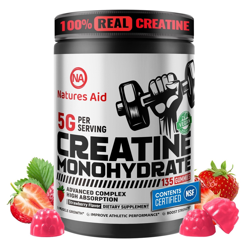 Naturi Ajutor Creatina Monohidrat Gume (5g) 
