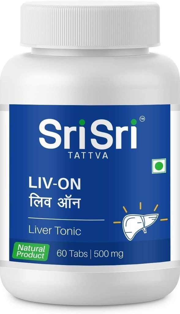 Sri Sri produse Liv-On - 60 Tab (pentru toate problemele legate de ficat) X 1