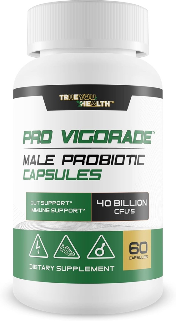 Vigorade probiotice - Pro Vigorade Capsule probiotice masculine - Suport de sanatate Formula probiotica - Suport pentru instinct - Suport imun natural - 40 Miliarde de sănătate Premium sustinerea Probiotice