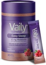 Vaily lichid Melatonina 10mg, Lemon Balm Extract îmbunătăţit Cicluri de somn - Raspberry aroma Suplimente de somn, Sleep Aid lichid pentru adulţi - Chamomile Extract de somn natural şi relaxare Ajutor - 30 Doze