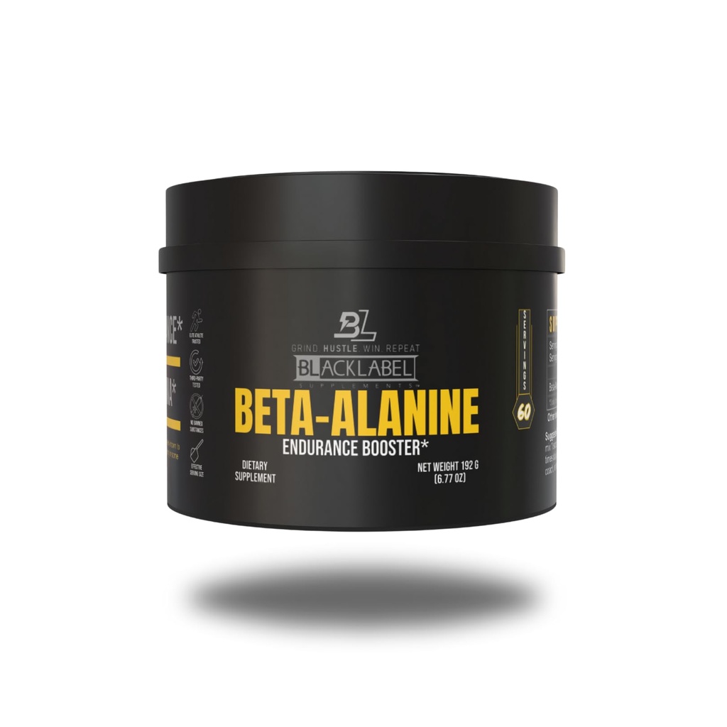 BLACKLABEL Suplimente Beta-Alanină pulbere, 60 Serviri 