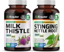 BIO KRAUTTER Milk Thistle 250 capsule & Stinging Nettle 250 capsule