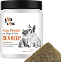 Pulbere Kelp pentru câini și pisici - Supliment de alge marine organice (16 Oz, 1 Pound)