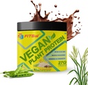 Pea de proteine vegetale din Vegan, Proteină de orez maro 250 grame (7 serviri) Cantitate-36 G 27 G Proteină per servire, Glutamina -4.35 gm BCAA-3.53GM