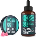 WILD Fuel Keto Candy și Colagen lichid Energie marină și Wellness Bundle
