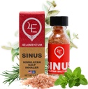 4Elementum Sinus Himalayan Salt Inhaler - Infuzat cu Eucalipt natural, mentă și rozmarin - Sprijină ajutor de alergii, răceli și congestie