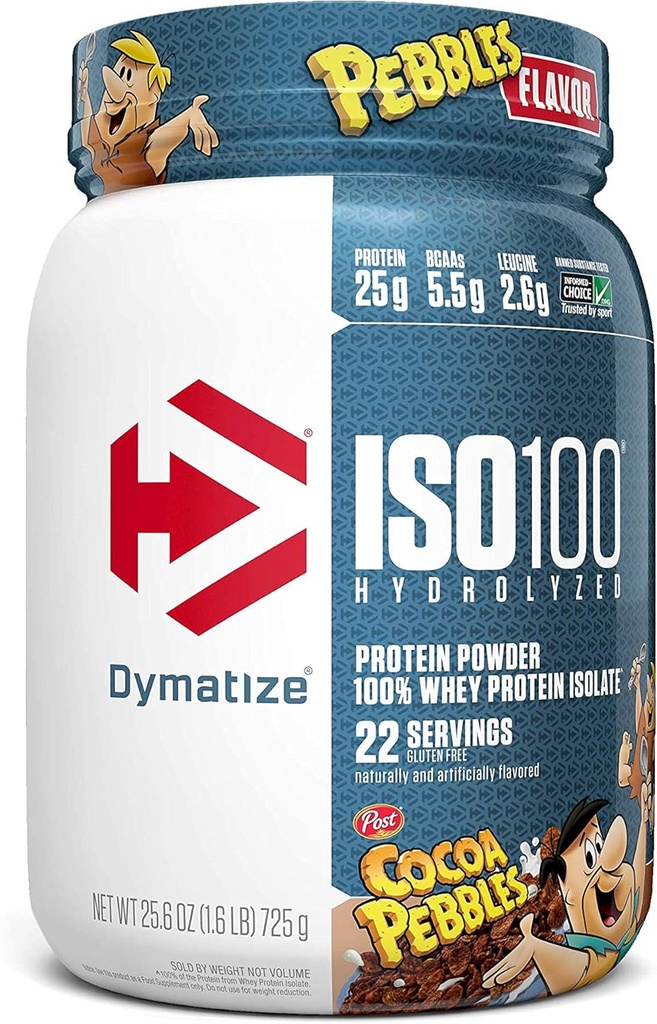 ISO100 Hidrolized 100 Whey Proteine Izolate Pebbles cacao (1.4 Lbs. / 20 Servings)