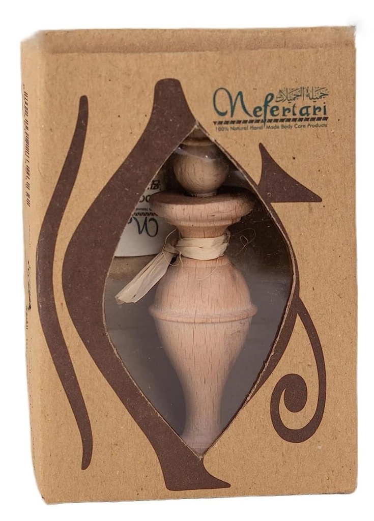 Nefertari 100% Eyeliner natural egiptean în formă de pulbere, Eyeliner manual cu faraon ambalare