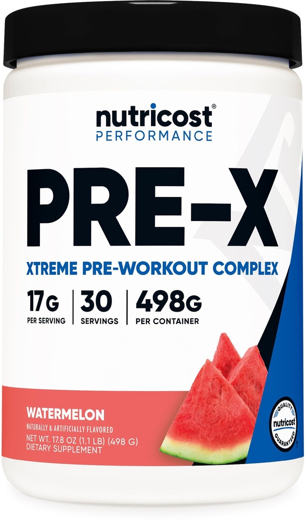 Nutricost Pre-Grunning, Pepene verde, 30 Servings, Vegetarian, Non-GMO și Gluten Free (Pre-X)